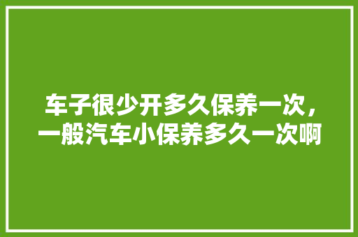 车子很少开多久保养一次,一般汽车小保养多久一次啊。 摩托车配件 车子很少开多久保养一次,一般汽车小保养多久一次啊。 第1张 车子很少开多久保养一次,一般汽车小保养多久一次啊。 摩托车配件