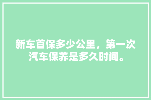 新车首保多少公里,第一次汽车保养是多久时间。 商用车 新车首保多少公里,第一次汽车保养是多久时间。 第1张 新车首保多少公里,第一次汽车保养是多久时间。 商用车