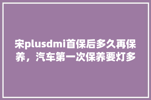 宋plusdmi首保后多久再保养，汽车第一次保养要灯多久才能亮。  第1张 宋plusdmi首保后多久再保养，汽车第一次保养要灯多久才能亮。 摩托车配件